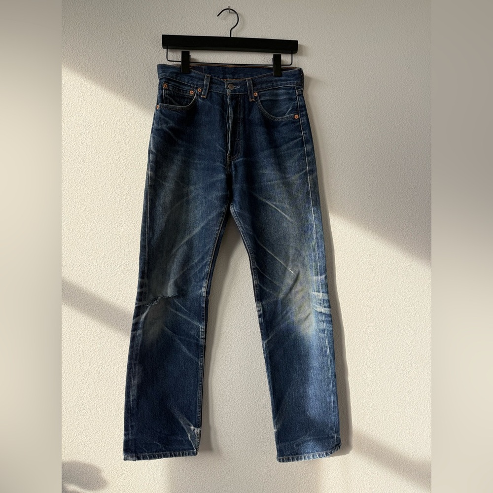 Levi's Red Tab 501 Straight Leg Blue Jeans 29 waist x 29.5 inseam